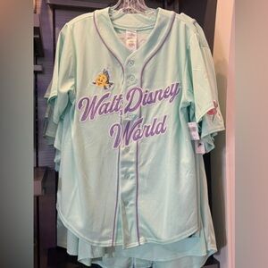 L Walt Disney World Ariel The Little Mermaid 89 Baseball Jersey 2025